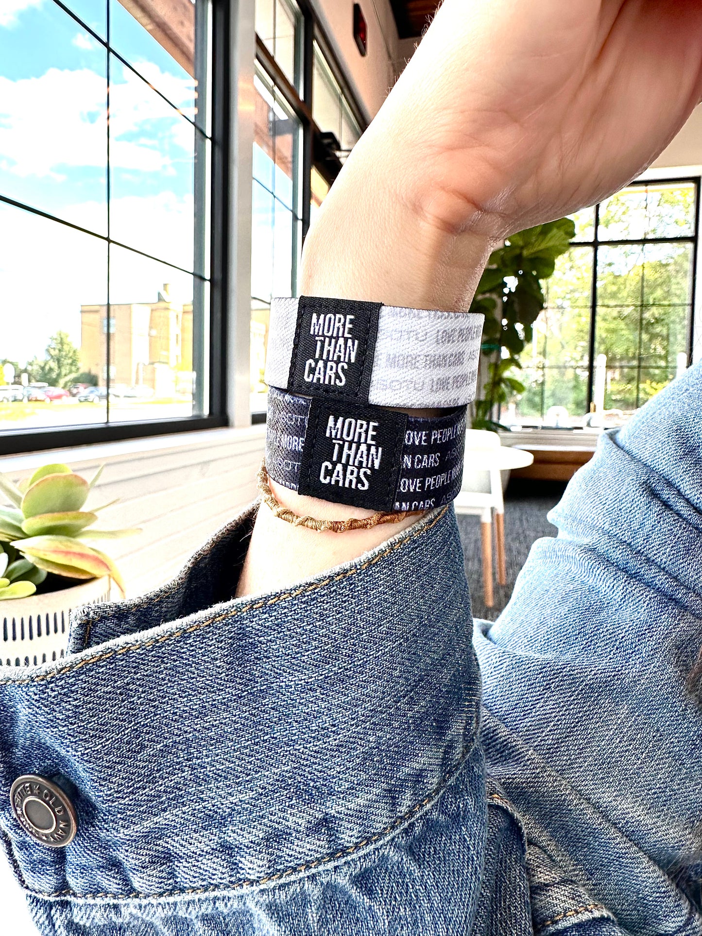 LOVE PEOPLE MORE THAN CARS Reversible Flex Bracelets