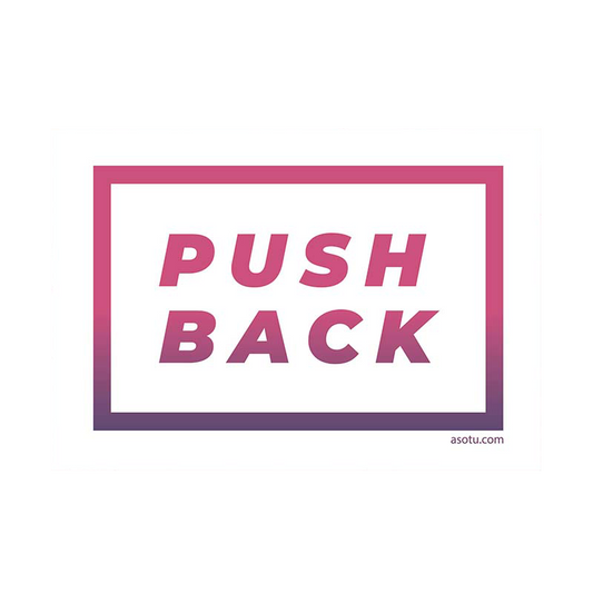 Push Back Sticker