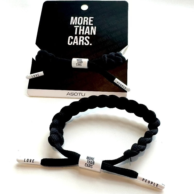 Adjustable Braided Bracelet More Than Cars