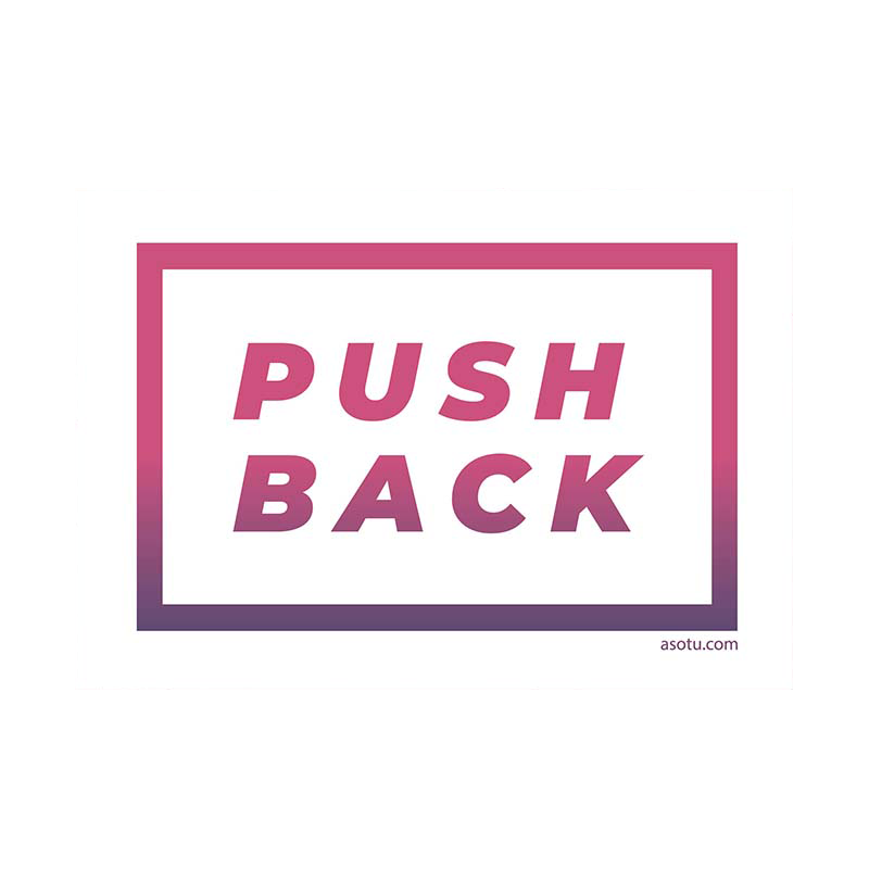 Push Back Sticker